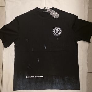 Chrome Hearts Black Tee with White Graphics (Authentic Tshirt 2026)